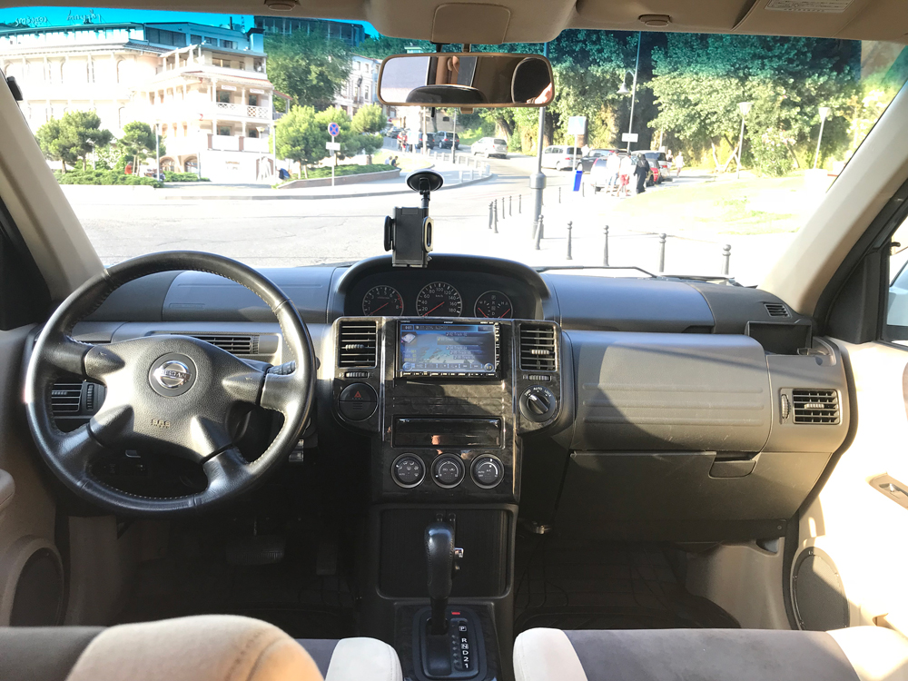 rent a car tbilisi Nissan Xtrail Axis White